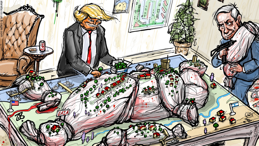 Trump Takeover Gaza Plan Bibi War Displacement