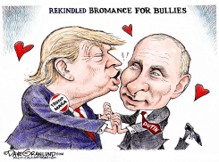 TRUMP AND PUTIN RECONNECT by Dave Granlund