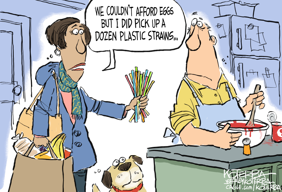 #3 THE PRICE OF EGGS AND STRAWS by Jeff Koterba