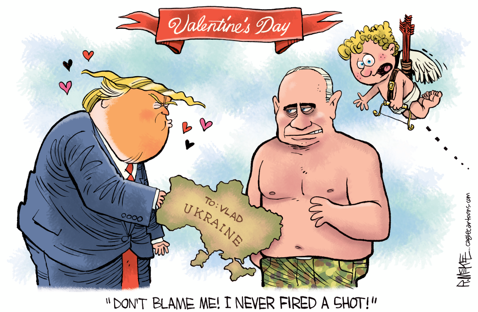 Trump Gives Putin Ukraine for Valentines