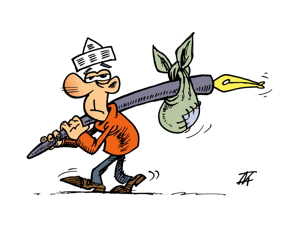 Exiled Journalist and his pen
