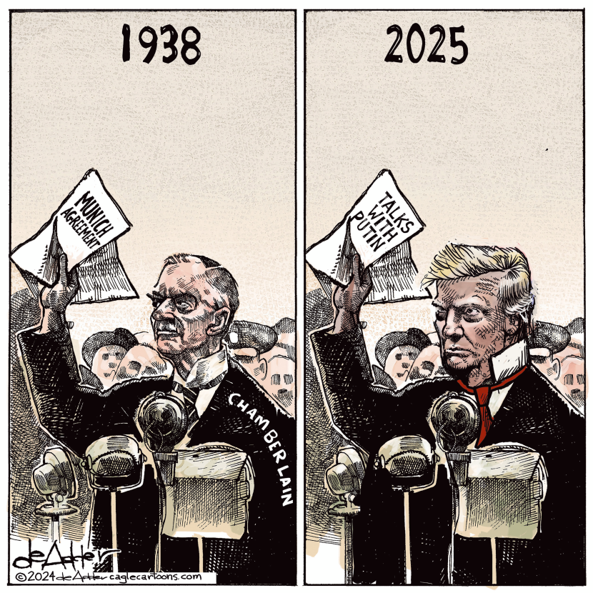Trump declares peace in our time