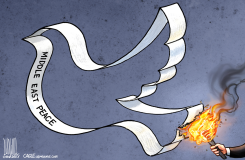 MIDDLE EAST PEACE by Luojie