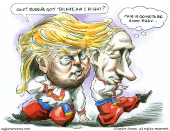 TRUMP PUTIN SQUAT DANCE - REVISION by Taylor Jones