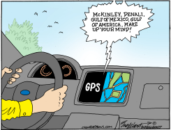GPS AND RENAMING GEOGRAPHY by Bob Englehart