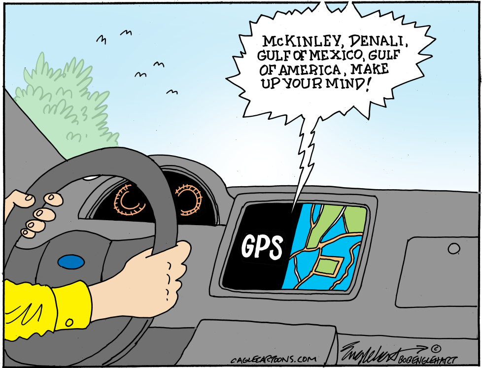 #3 GPS AND RENAMING GEOGRAPHY by Bob Englehart