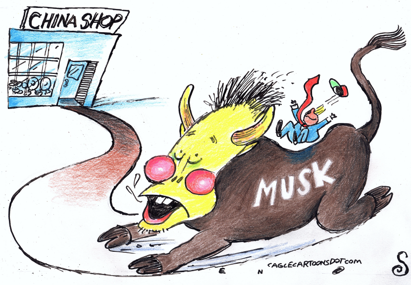 MUSK IN A CHINA SHOP
