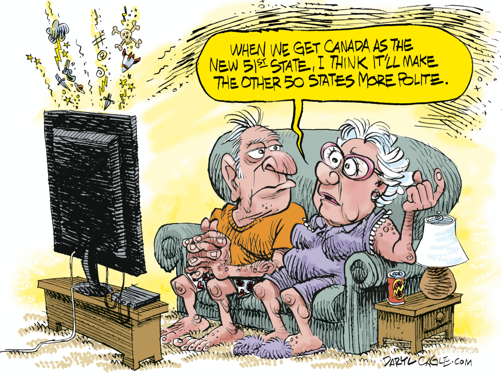 #2 CANADA AS THE 51ST STATE WOULD BE POLITE by Daryl Cagle