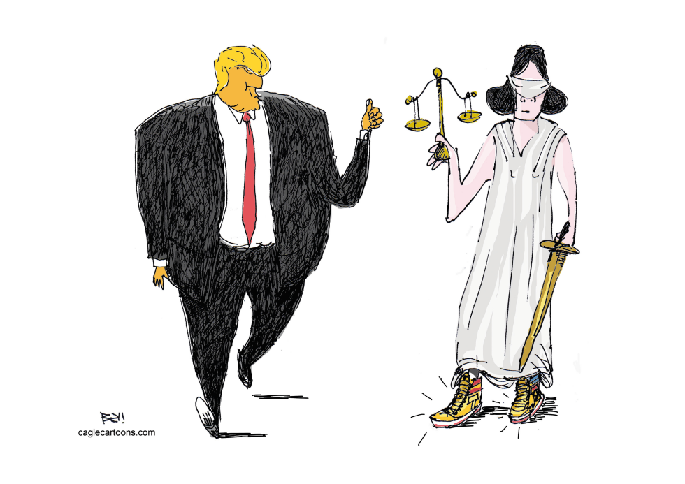 Trump and Lady Liberty