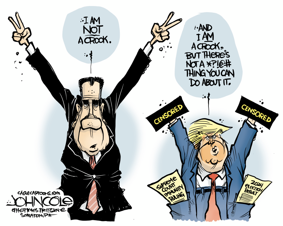 Trump says I AM a crook