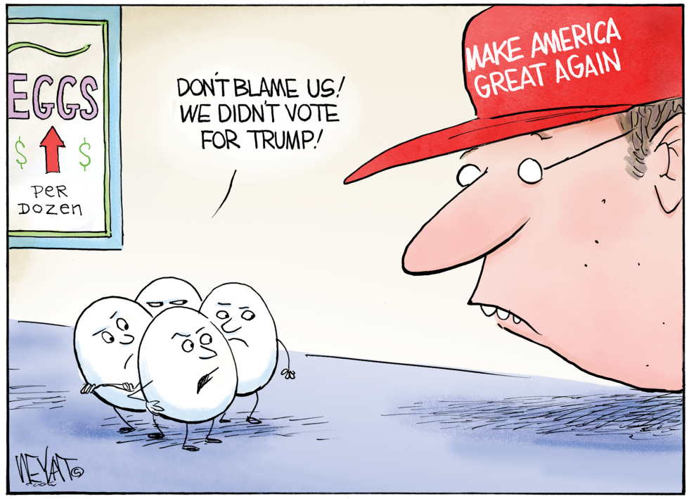 Eggs Cite Non Support for Trump Amid Rising Prices