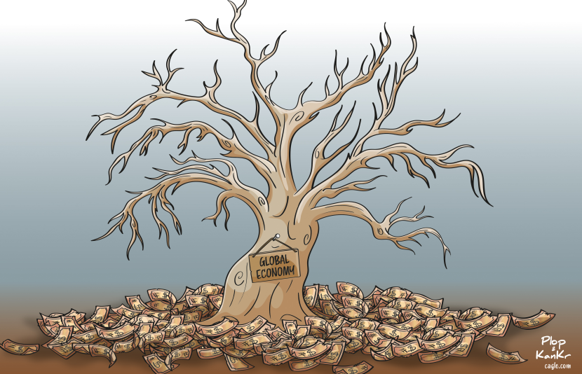 The global economy is collapsing.