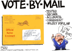 VOTE BY MAIL by Pat Bagley