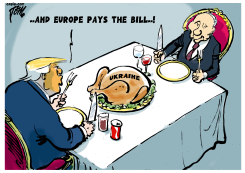 UKRAINE DEAL TRUMP AND PUTIN by Tom Janssen