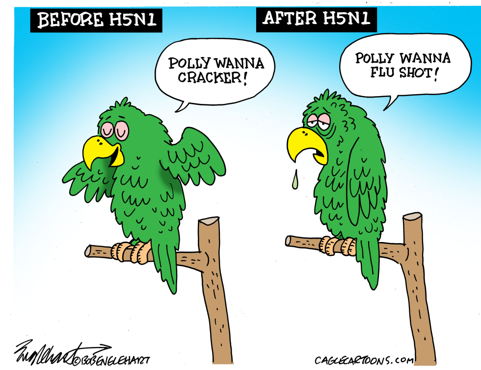 #1 BIRD FLU by Bob Englehart