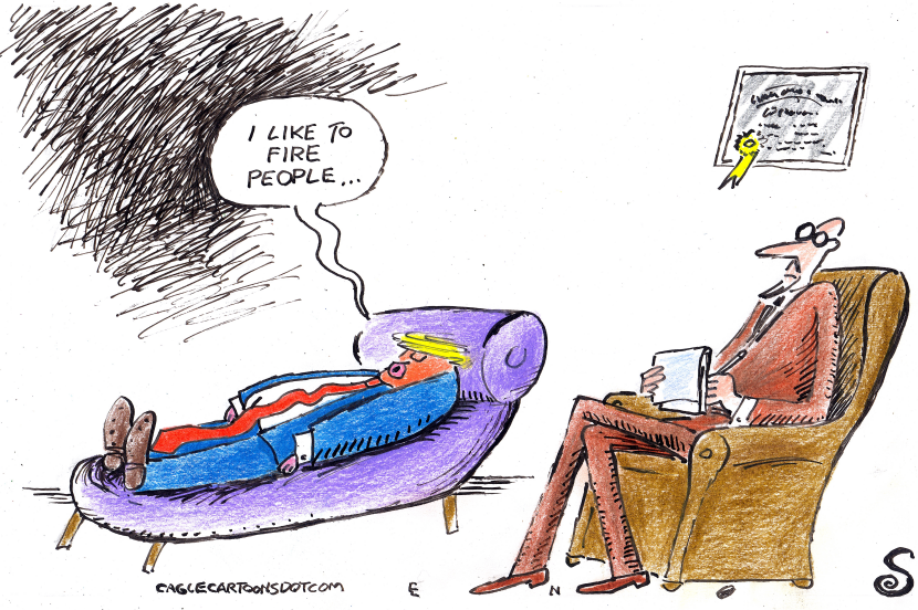 TRUMP ON PSYCHIATRIST'S COUCH
