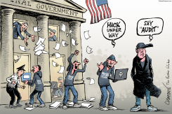 THE BIG US BREAK-IN by Patrick Chappatte