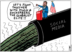 VANCE PROMOTING SOCIAL MEDIA GARBAGE MUSK AND META by Schot