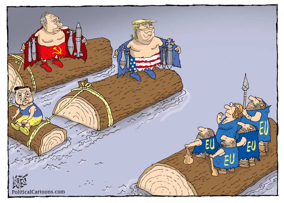 PUTIN AND TRUMP SHOW POWER TO EUROPE