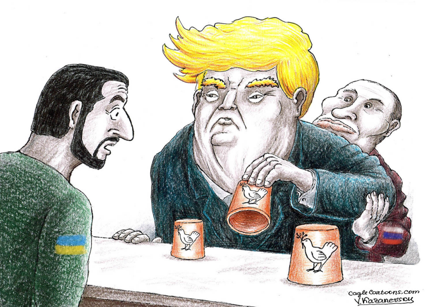 Trump, Putin, Zelensky and peace