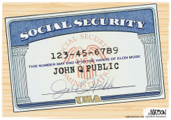 ELON MUSK CAN HAVE YOUR SOCIAL SECURITY NUMBER by R.J. Matson