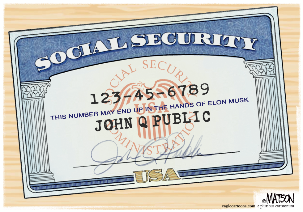 Elon Musk Can Have Your Social Security Number