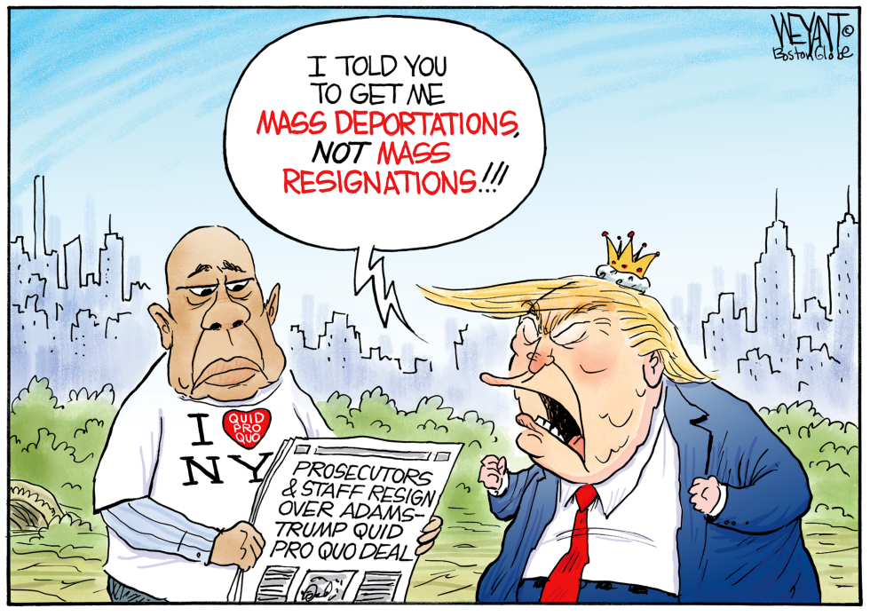 Trump quid pro quo with Eric Adams
