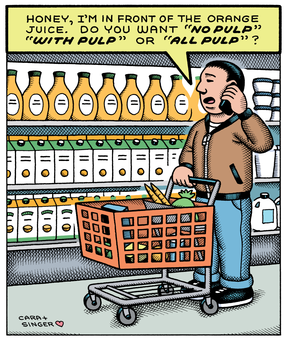Orange Juice Pulp