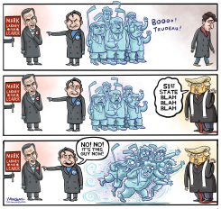 CARNEY'S CALM VS. POILIEVRE'S PANDEMONIUM by Graeme MacKay