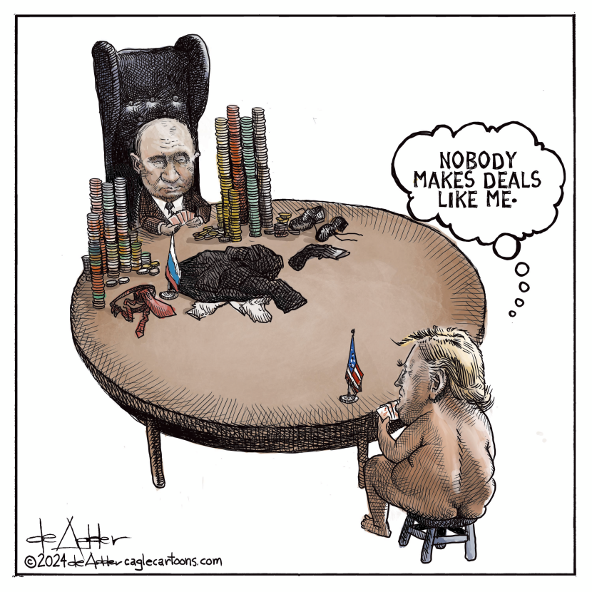 Trump thinks nobody makes deals like him