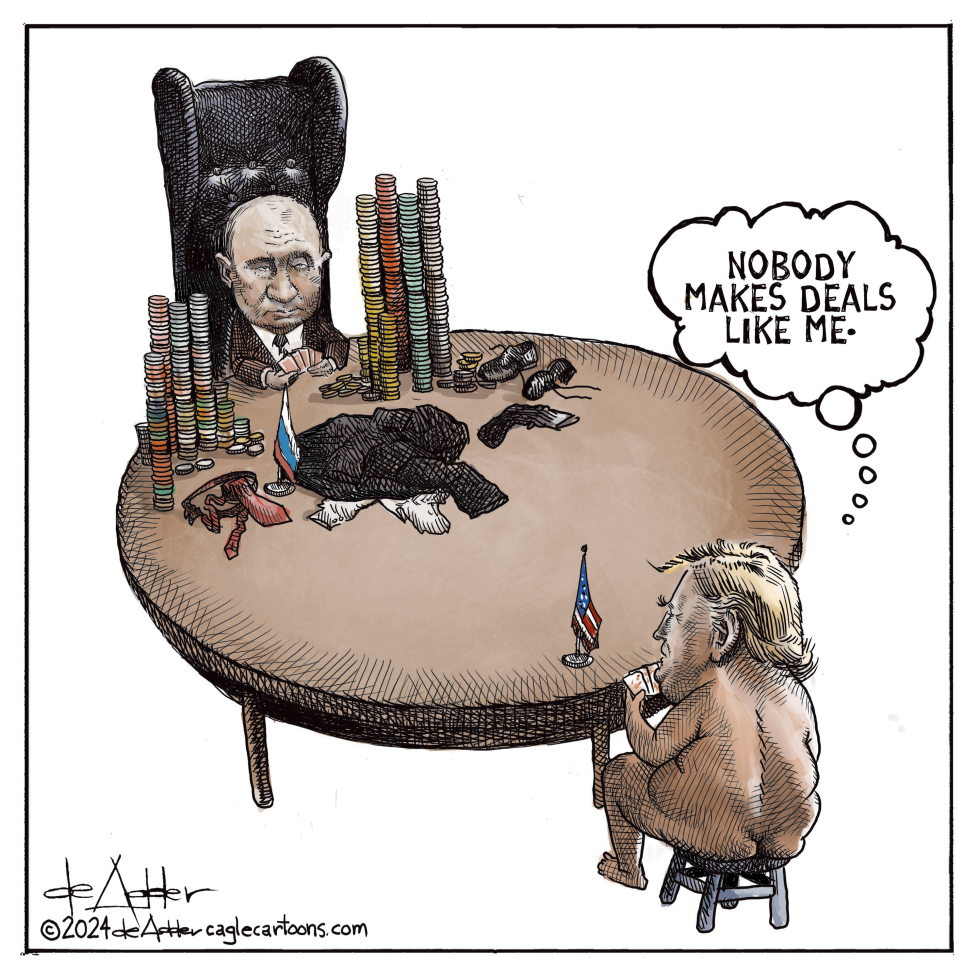 Trump thinks nobody makes deals like him