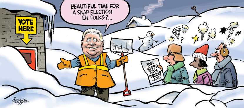 CANADA: Ford calls snap election in winter