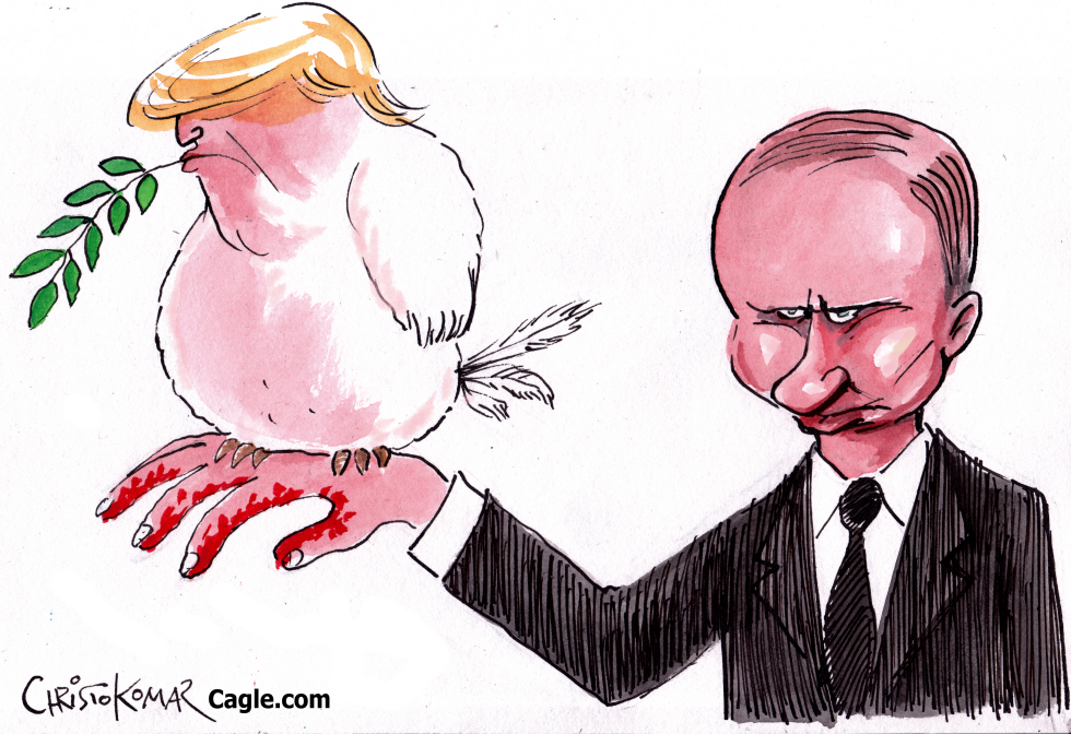 Putin's dove of peace