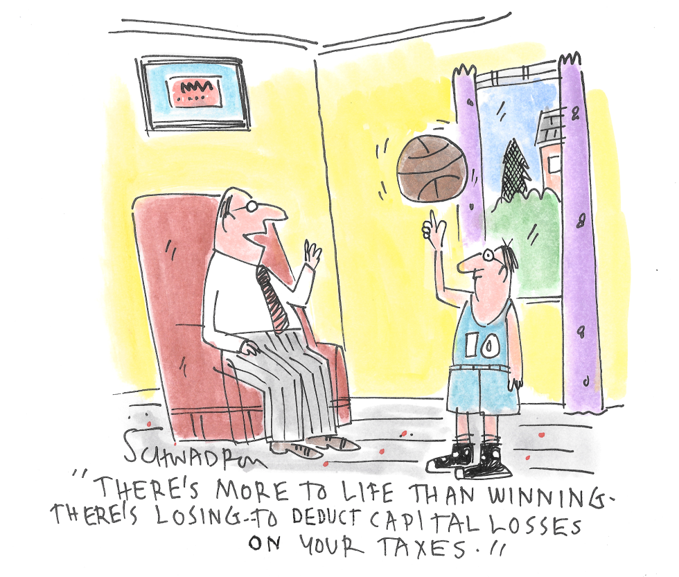 Tax strategy, capital losses, financial advice