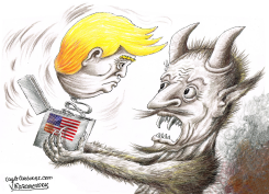 TRUMP'S STATEMENTS SCARED WHOLE WORLD by Vladimir Kazanevsky