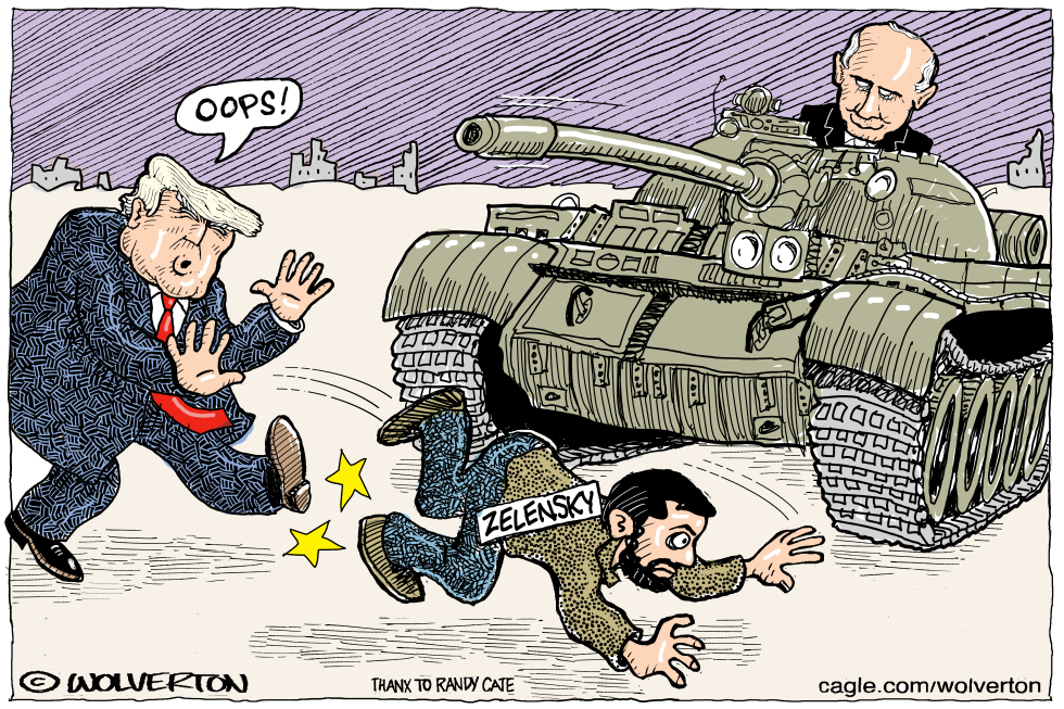 Trump Throws Zelensky Under a Tank