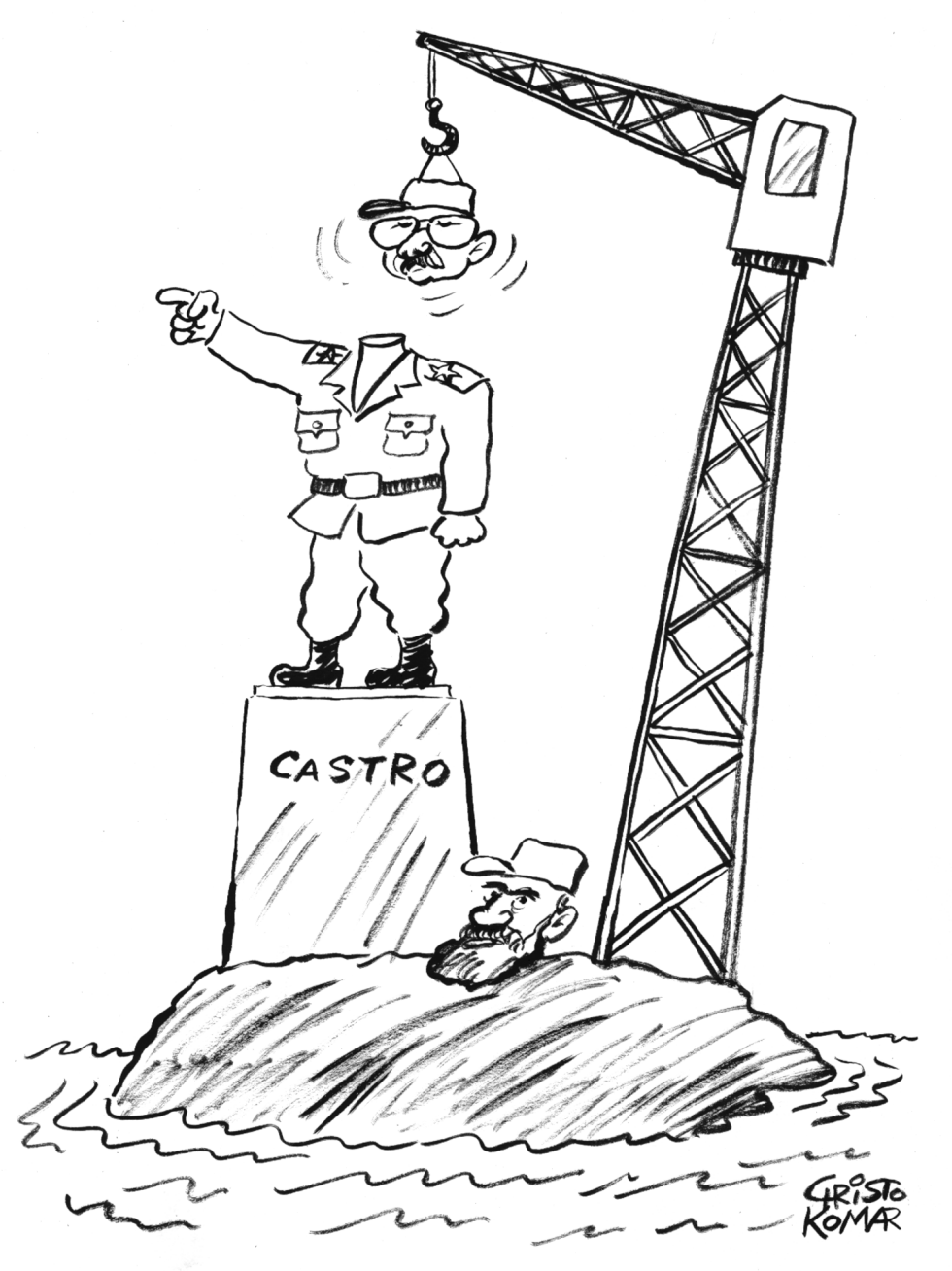 Temporary Changes in Cuba -B&W