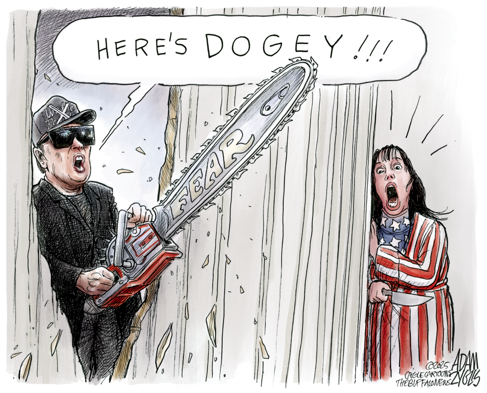 Musk Wields Fear Chainsaw in DOGE Government Purge