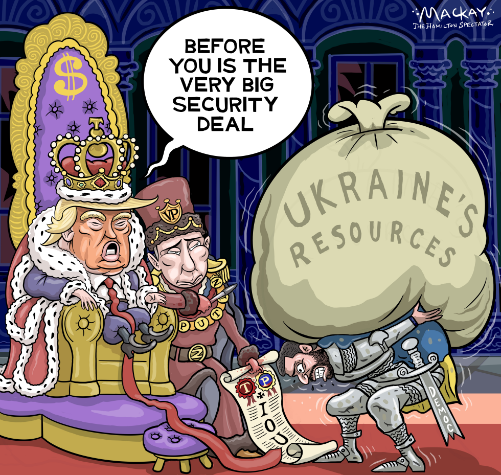 U.S.-Ukraine deal sparks extortion concerns