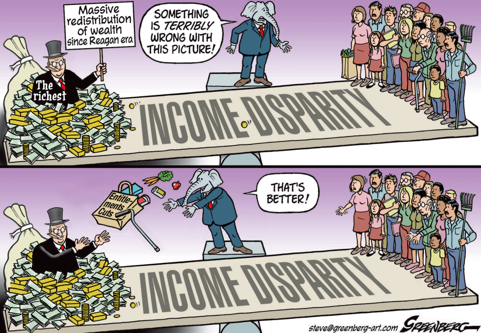 Income since Reagan has tilted to the richest