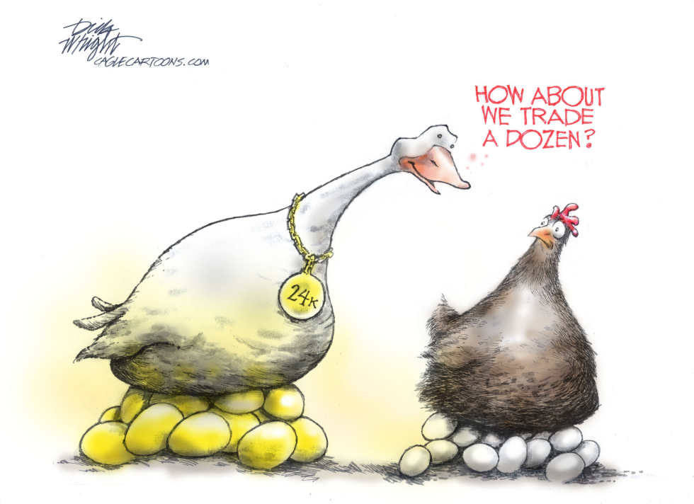 #2 HIGH COST OF EGGS by Dick Wright