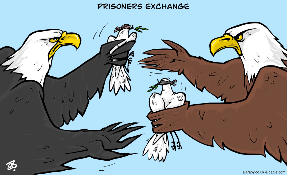 Pigeons Peace Prisoners Exchange Hawks Truce Gaza