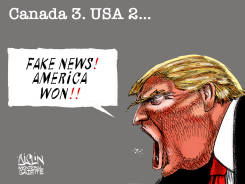 FAKE NEWS by Terry Mosher