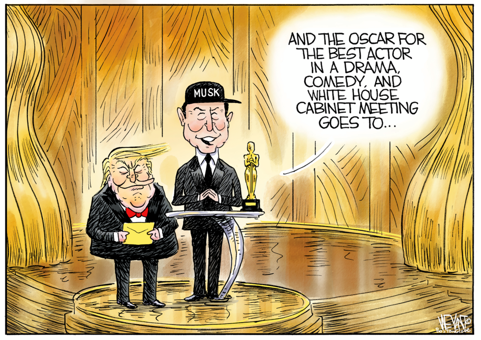 Trump and Musk Give Best Actor Award to Cabinet