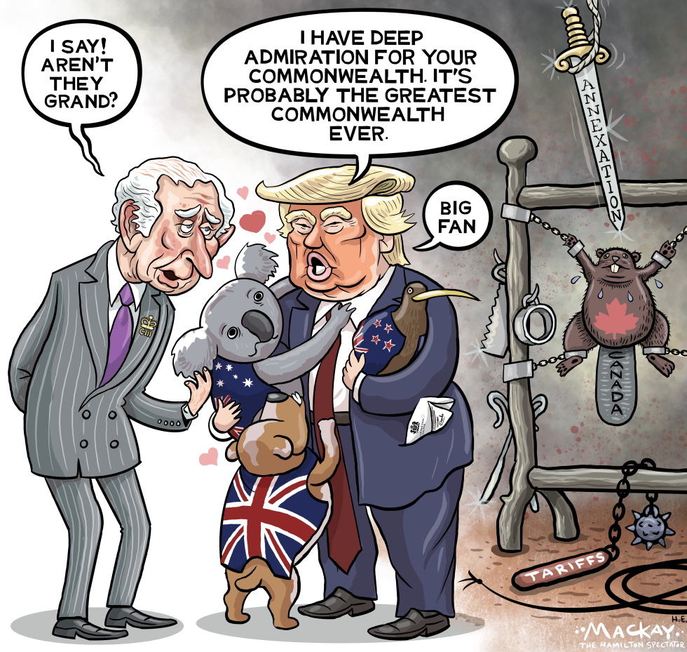 Charles III and Trump among Commonwealth animals