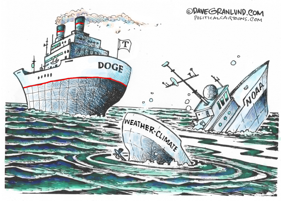 #3 CUTS TO NOAA by Dave Granlund