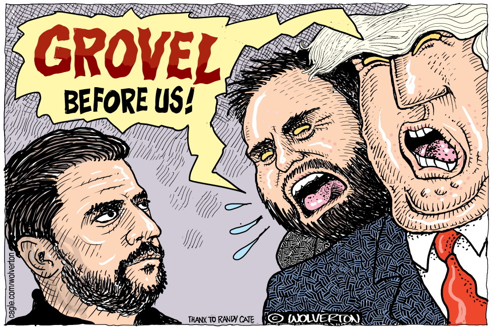 #1 TRUMP AND VANCE COMMAND ZELENSKY TO GROVEL by Monte Wolverton