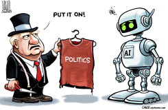 POLITICS & AI by Luojie
