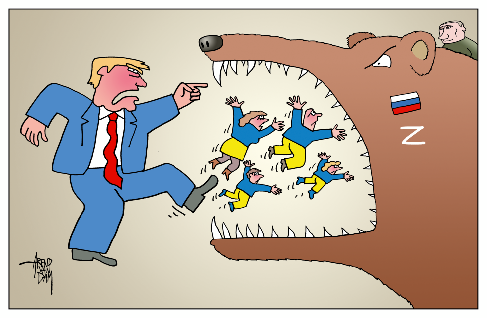 Trump sacrificing Ukraine