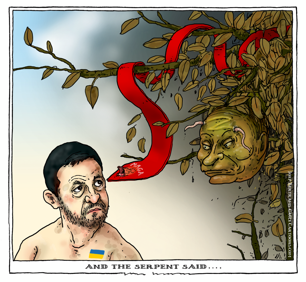 and the serpent said to Zelensky...